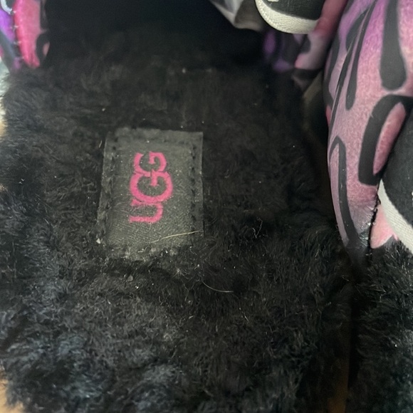 Ugg yeah‎ puff graffiti wedge slipper/shoe 5 - Picture 5 of 11